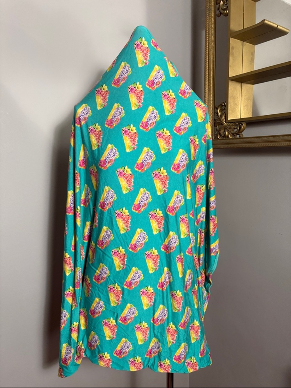 Posh Peanut Baby Toddler Reversible Blanket Valentina Floral TACO Polka Dot